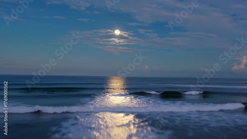 sunset on the beach