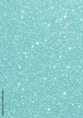 Wallpaper Mural Sparkling turquoise glitter texture Torontodigital.ca