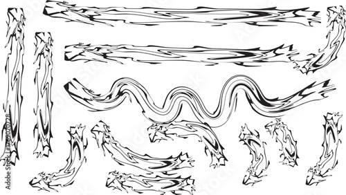 Abstract Brush Strokes Background with Colorful Paint Texture and Artistic Design