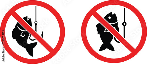 No Fishing Sign Prohibition on Angling Activities