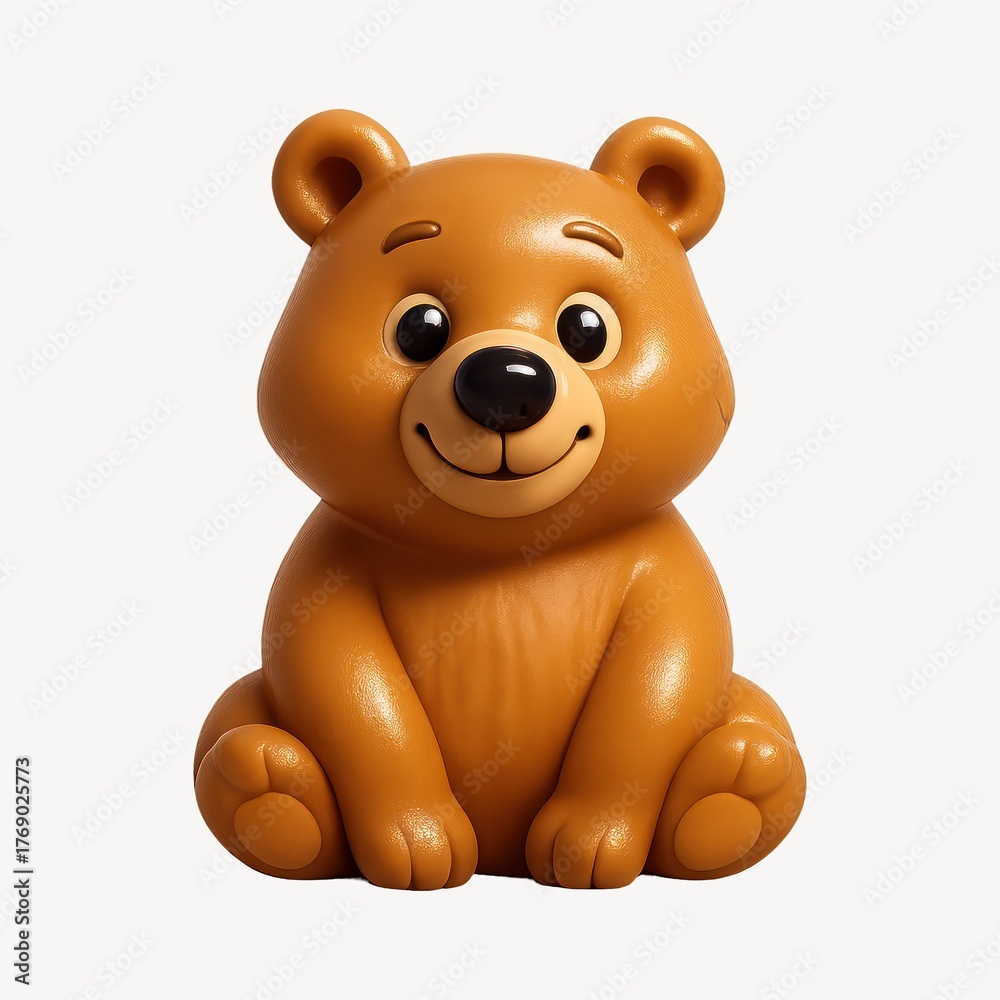 Obraz premium Cute cartoon bear illustration
