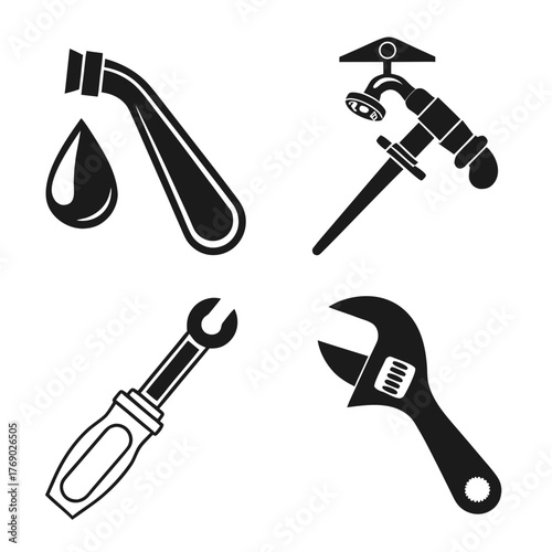 Plumbing and repair tools for maintenance and installation