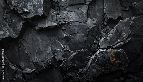 Dramatic dark rock texture with stunning detail, perfect for adding a sophisticated, modern backdrop to your project or design