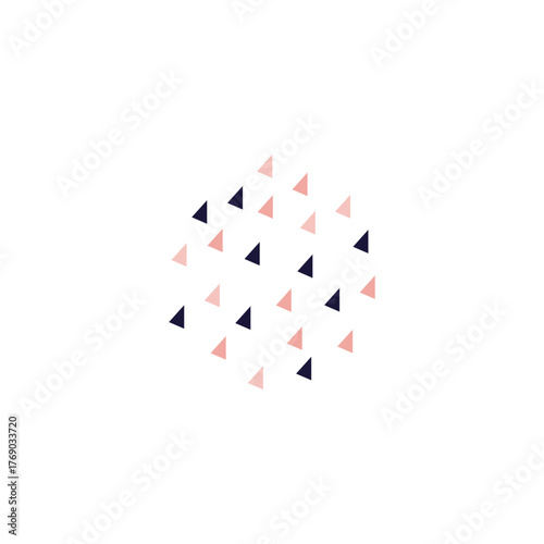 Red and white hearts stars and paper clips vector illustration design