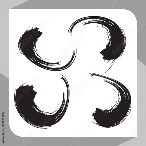 Hand-drawn font set with a sharp steel fishing hook vector icon Hand-drawn font set with a sharp steel fishing hook vector icon