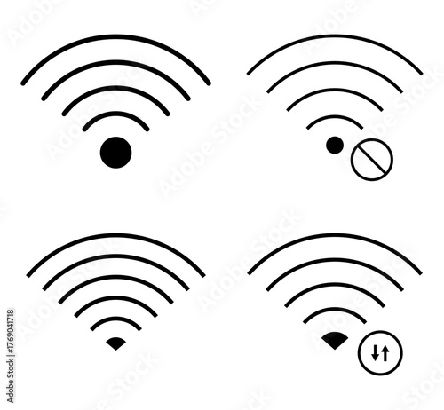 ChatGPT said:

WiFi Icon Set — Modern, Minimal, and Connectivity-Themed Vector Collection
