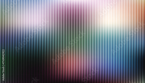A dynamic abstract texture with a vertical striped overlay set against a soft, bright light gradient.