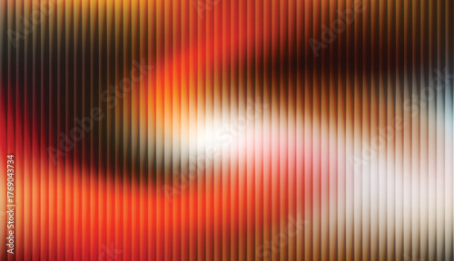 A dynamic abstract texture with a vertical striped overlay set against a soft, bright light gradient.