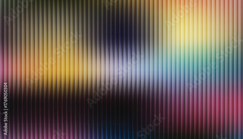 A dynamic abstract texture with a vertical striped overlay set against a soft, bright light gradient.