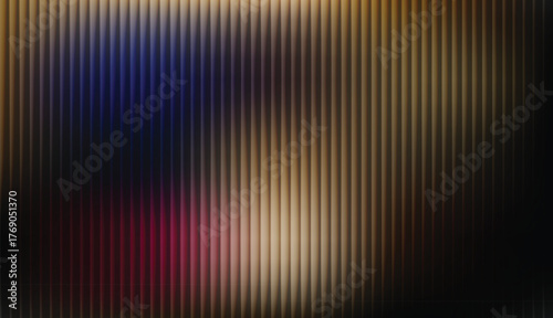 A dynamic abstract texture with a vertical striped overlay set against a soft, bright light gradient.