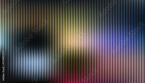 A dynamic abstract texture with a vertical striped overlay set against a soft, bright light gradient.
