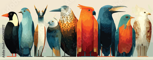  Tropical Bird Species Collection.