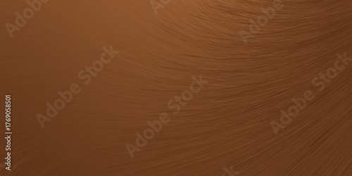 Subtle Brown Abstract Background with Wavy Flowing Lines Creating a Warm Fur Texture