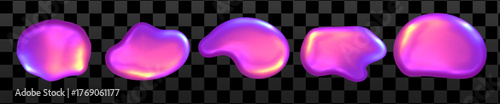 Abstract 3D blob with chrome reflection and liquid texture. Smooth Y2K metallic tones form a luminous 3D chrome surface.