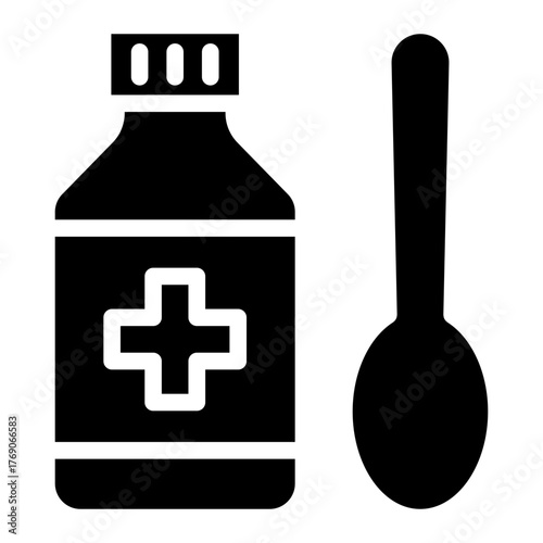 medical syrup icon