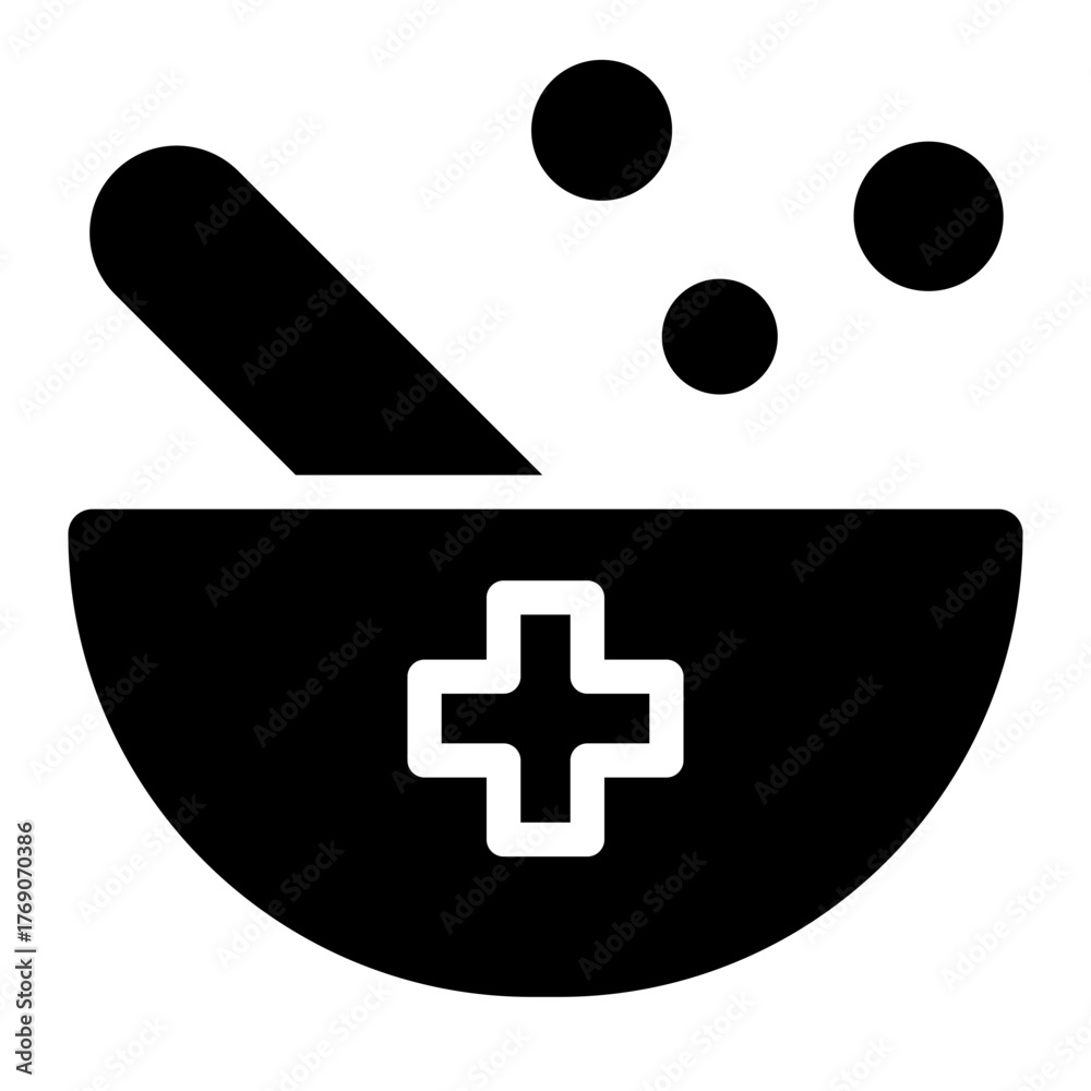 Fototapeta premium Mortar and Pestle Icon
