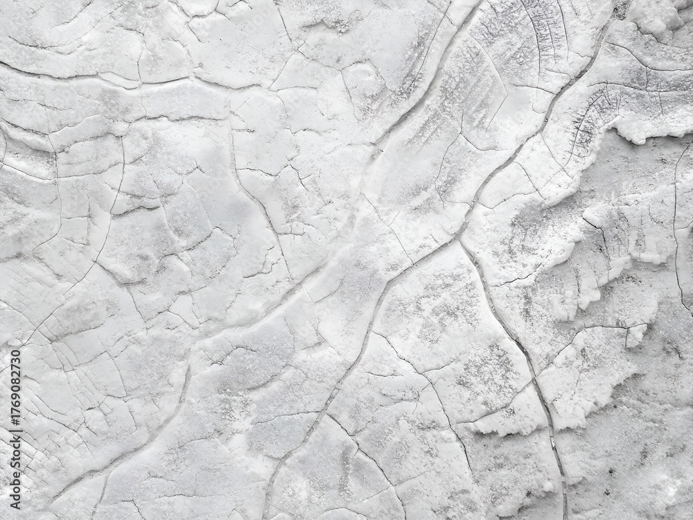 Naklejka premium White cracked limestone texture background