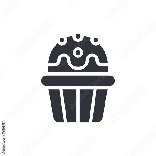 Delicious Cupcake Muffin Vector Sweet Dessert Confection