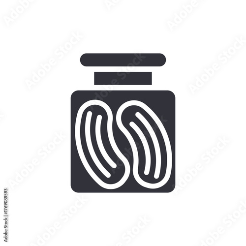 Canned Pickles Illustration In A Jar Food Preservation