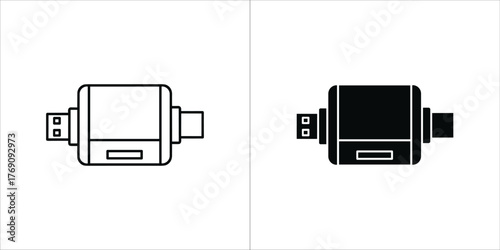 Usb adapter for electronic device
