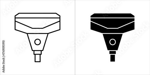 Stylized icon representing a soil ph meter