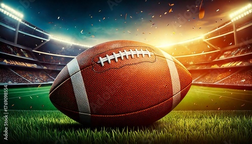 Game Day. American football playoff. Super Party in United States. Final game of regular sea