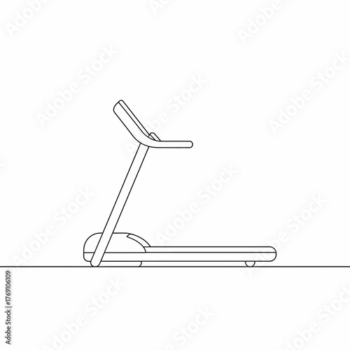 Treadmill Fitness in outline form