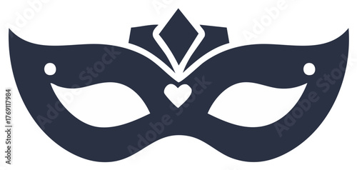 Masquerade Mask Icon Vector Illustration