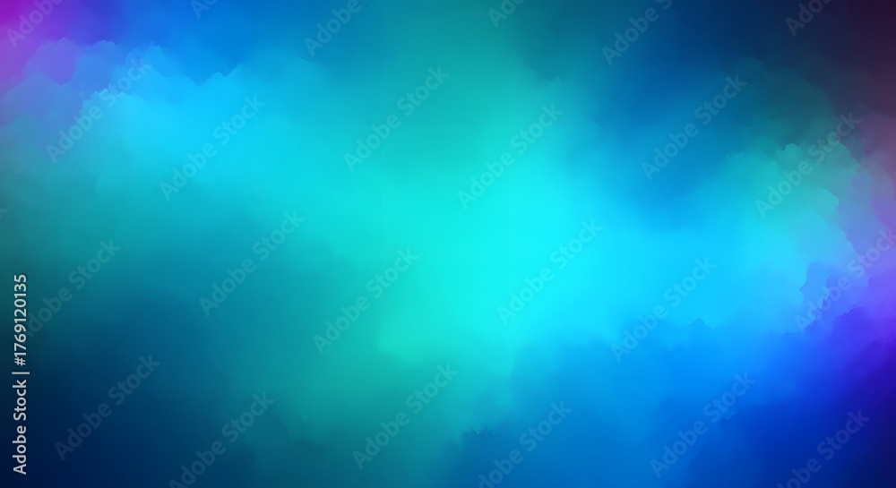Obraz premium Abstract blue and purple watercolor background with a soft texture and blending of colors for a dreamy effect.