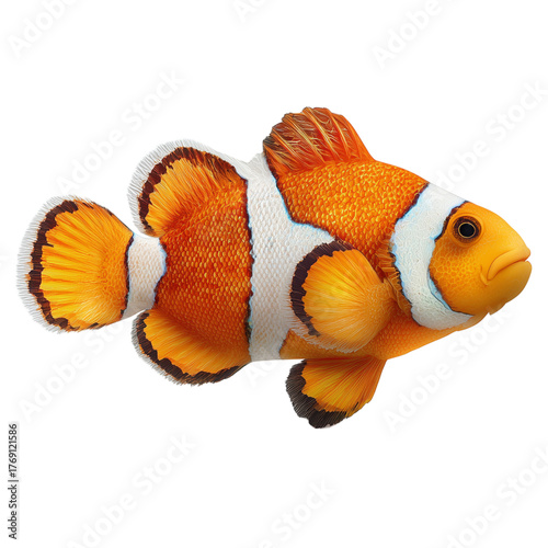 Wallpaper Mural Fish Clown Isolated on Transparent Background. PNG Torontodigital.ca