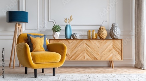 Scandinavian Living Room Close-Up