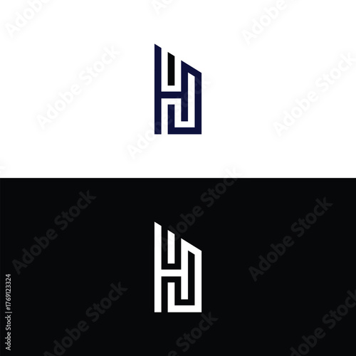 Modern H Letter Building Logo for Corporate Branding