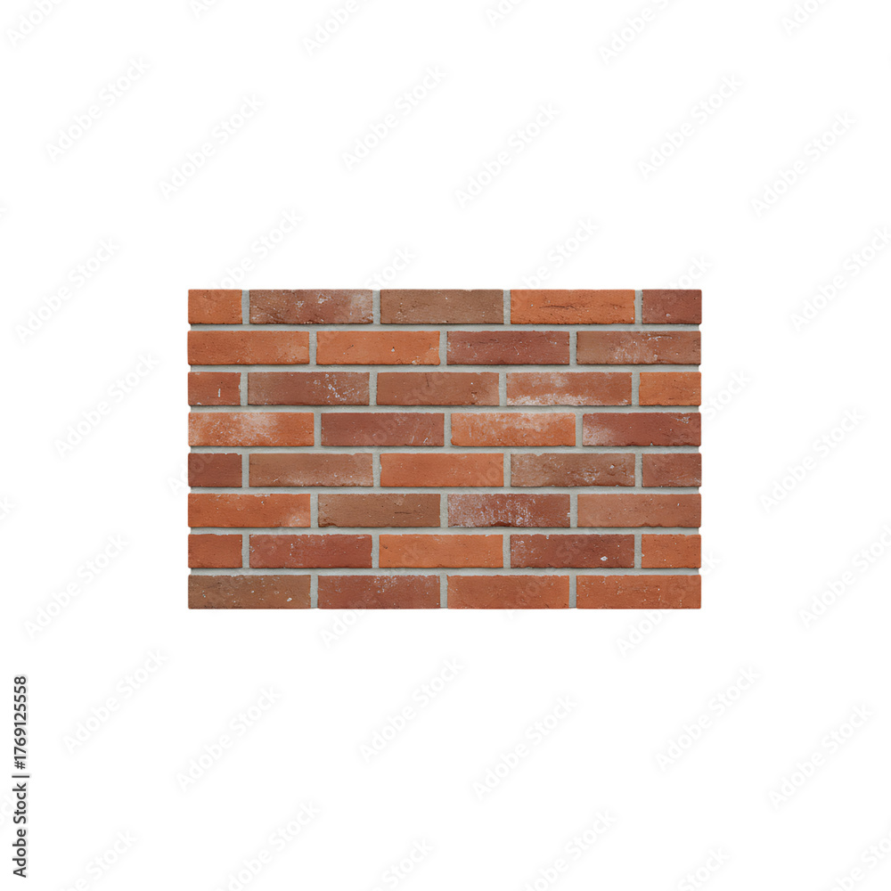 Obraz premium ​Red brick wall texture background for design or construction
