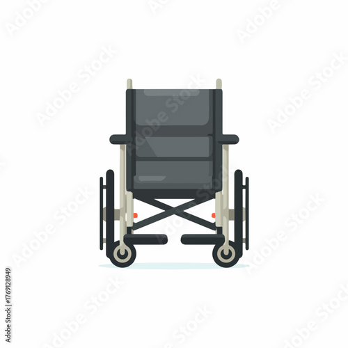 Wheelchair Flat Icon for Accessibility Design