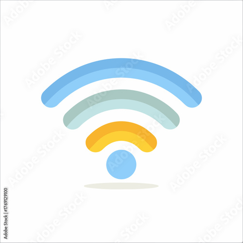 Minimalistic Wi-Fi Signal Icon Design