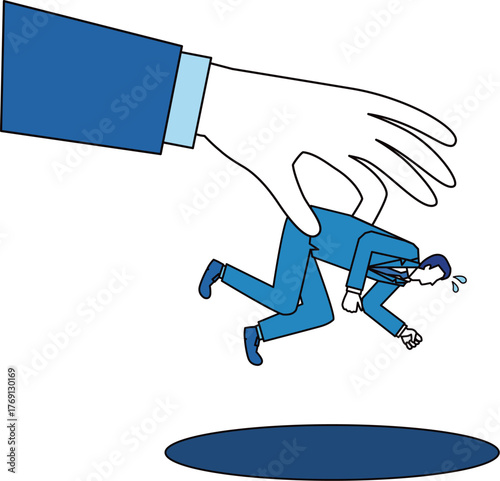 捨てられるビジネスマン