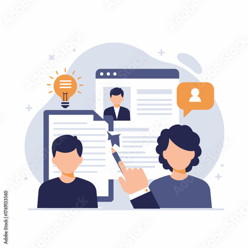 Collaborative candidate review with digital tools