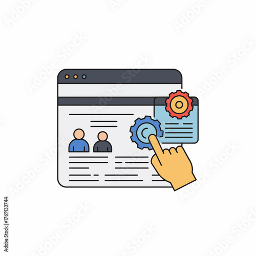 Digital workforce solutions customization webpage