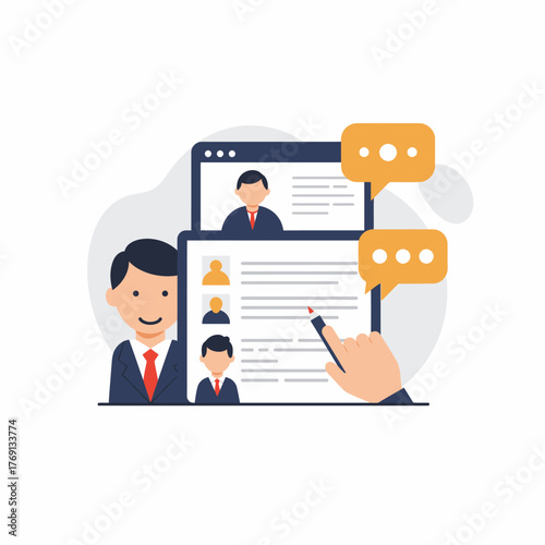 Job application selection review process