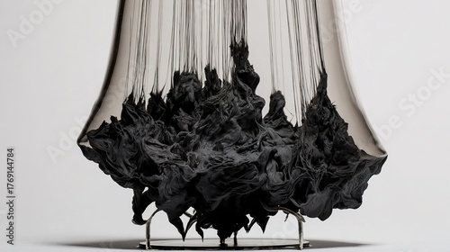 protean. A mesmerizing material that is both flowing liquid and shimmering solid, contained within a force field. STEM education sheets.