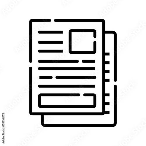 vector document icon