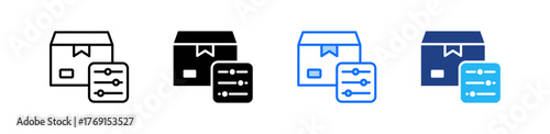 Product Adaptation Icon Set Multiple Style Collection