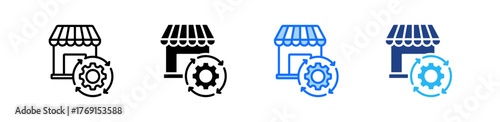 Supply Chain Icon Set Multiple Style Collection