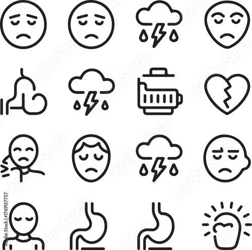 Stylized Silhouette of a Person Walking with Transparent Background figure human