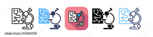 Diagnostic Laboratory multiple icon
