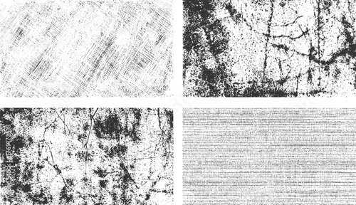 vector dirty grunge texture collection with distressed grain noise and rough surface for retro graphic design