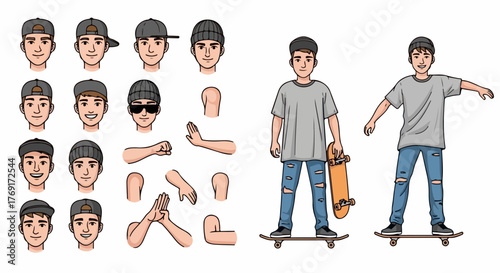 Campfire flames on rocks for outdoor scenes