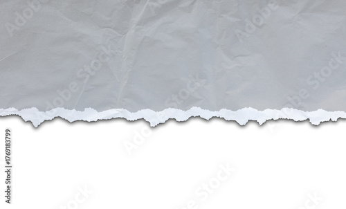 Ripped Torn Paper Edges Set, Jagged Paper Texture Isolated, Raw Artistic Paper Design, Scrap Paper Elements