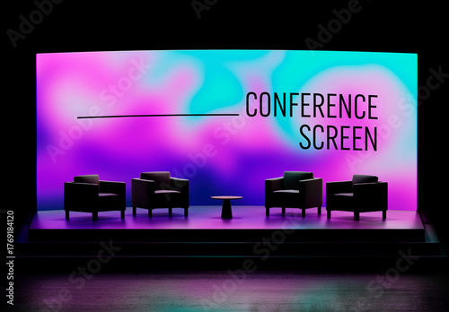 Event Presentation LED Screen Mockup