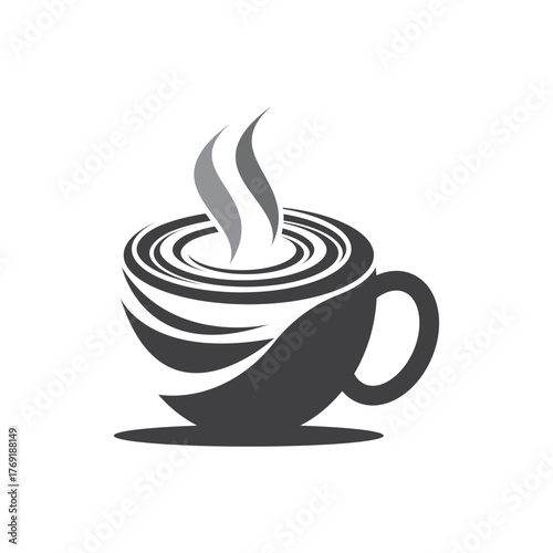 premium coffee shop, cream latte,